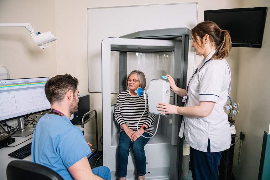 Patient in Spirometry