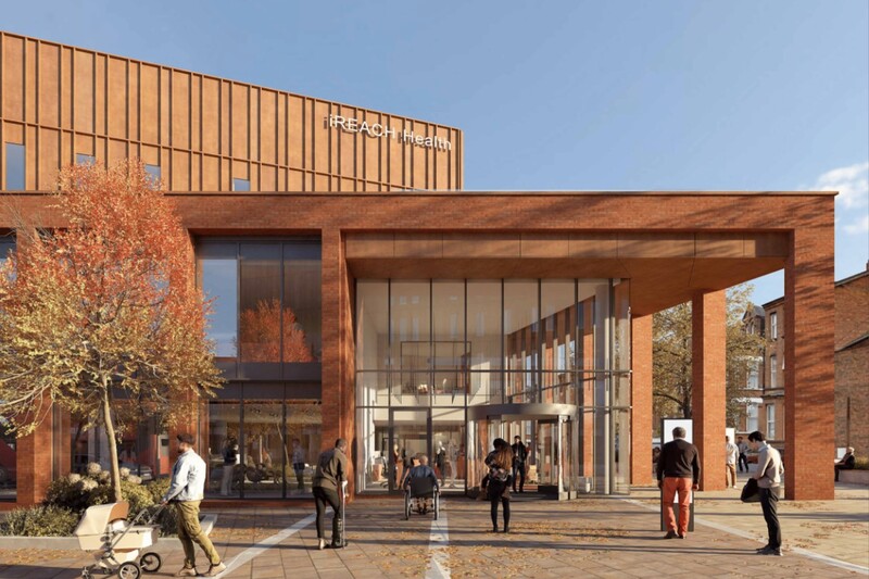 Entrance to the iReach health centre