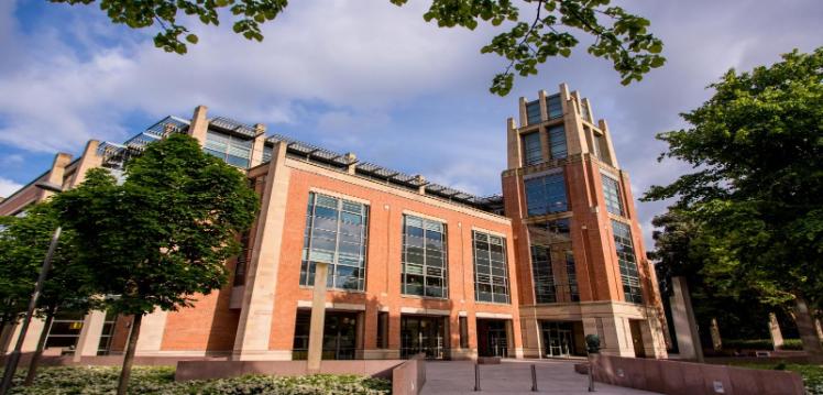 exterior view of the McClay Library, Queen's University Belfast