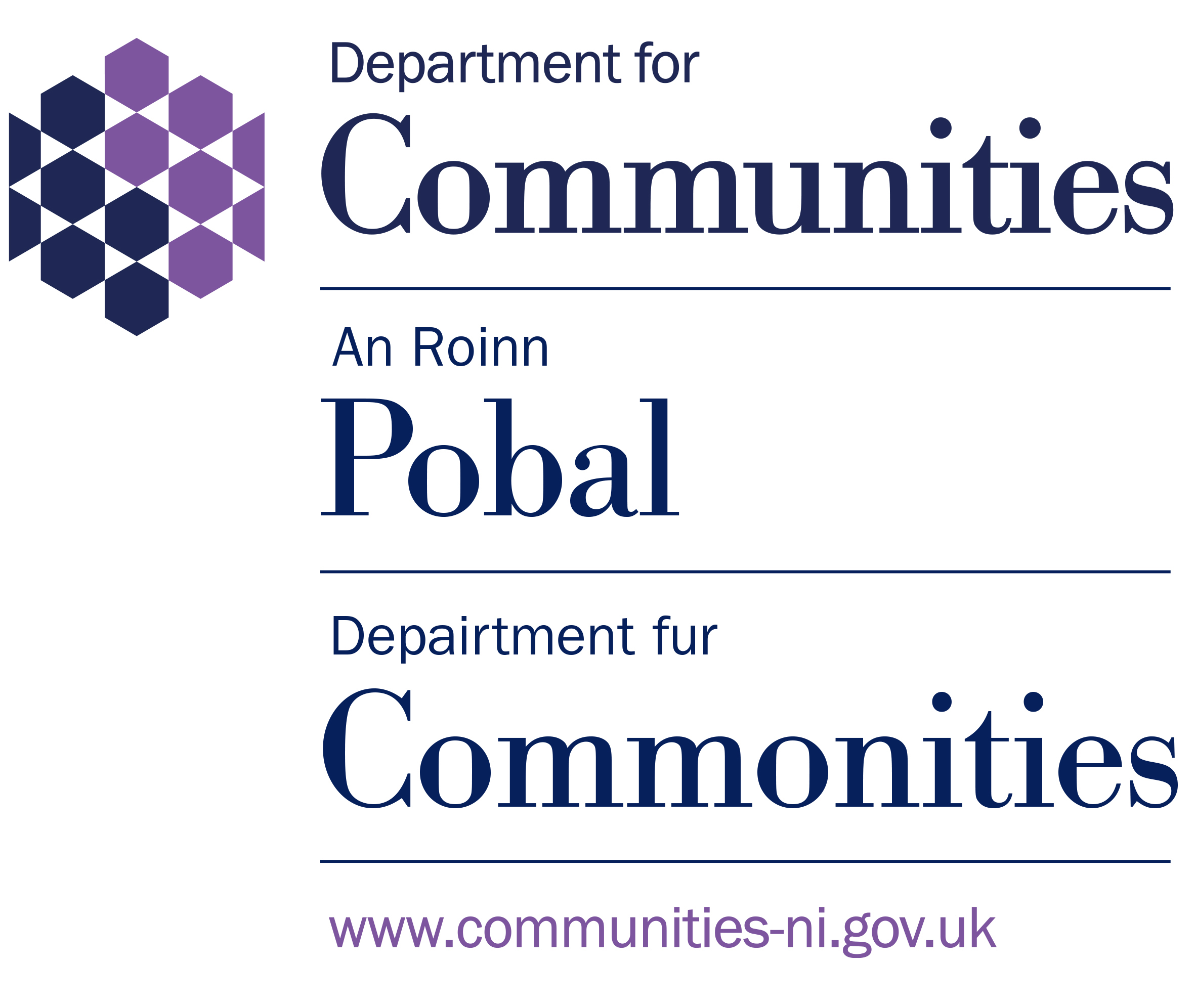 Logo of the Department for Communities NI